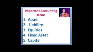 20 Important "Accounting Terms" - In English