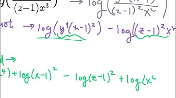 Expanding & Condensing Logarithmic Expressions (Examples)