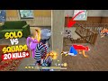 Solo vs Squad 20 Kills 😱 Insane Rank Gameplay | Free Fire #freefire #solovssquad 