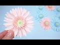 【ペーパーフラワー】コピー用紙で作る可愛いガーベラの作り方｜paper gerbera flower