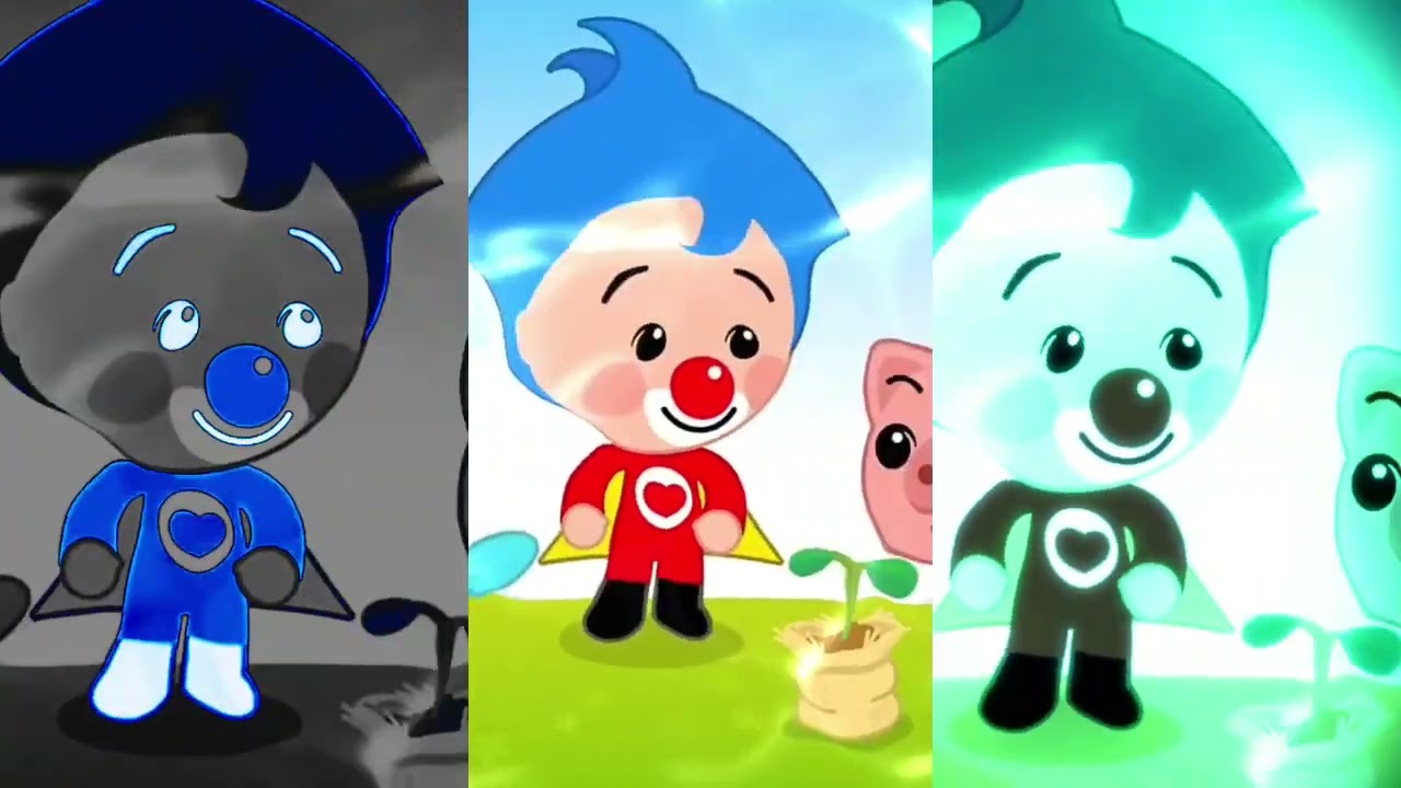 Plim and Friends planting tree