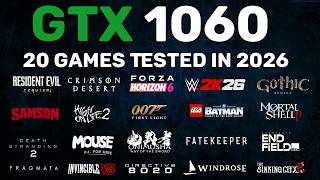 GTX 1060 in 2026 - 20 Games Tested GTX 1060 in 2026 - 20 Games Tested