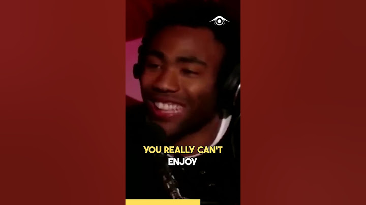 Childish Gambino talks about let go #shorts