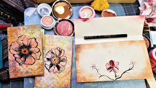 How To Use Make-Up to Decorate in a Junk Journal & Stationery! Easy Tips! The Paper Outpost :) screenshot 4