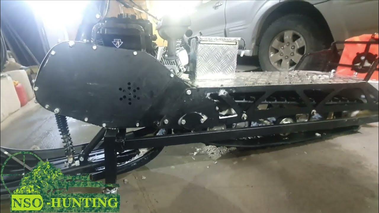 Кантователь для снегоката. - YouTube