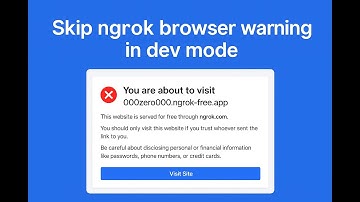 Skip ngrok browser warning in dev mode