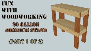 Project - How To Build A Very Strong Stand For Your 20 Gallon Aquarium/fish Tank (part 1 Of 2)