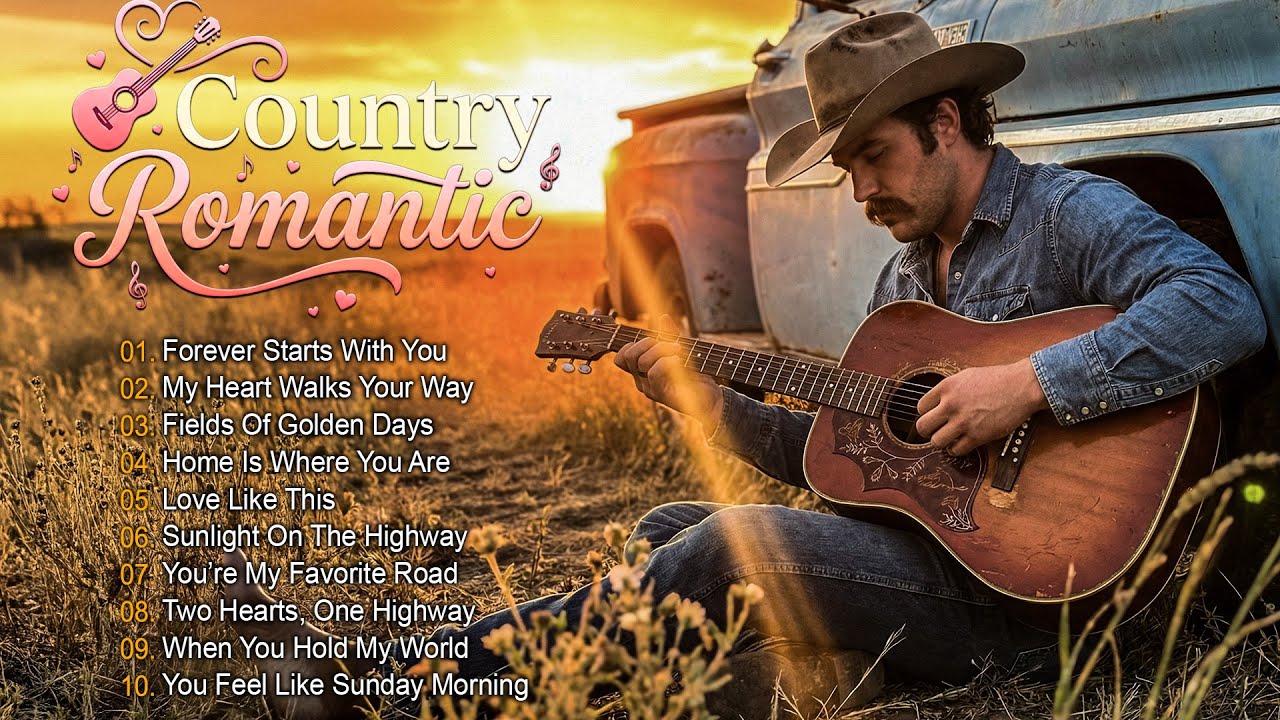Best Country Love Songs 🎸 Golden Days & Highway Romance Playlist 🤠