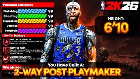 I Recreated the Legendary 2-Way Post Playmaker Build … and It’s a PROBLEM 💪🏽