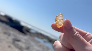 Agate hunting on Oregon coast ✨🔥
