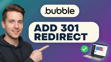 How to ADD a 301 REDIRECT in Bubble (Step by Step) 2025