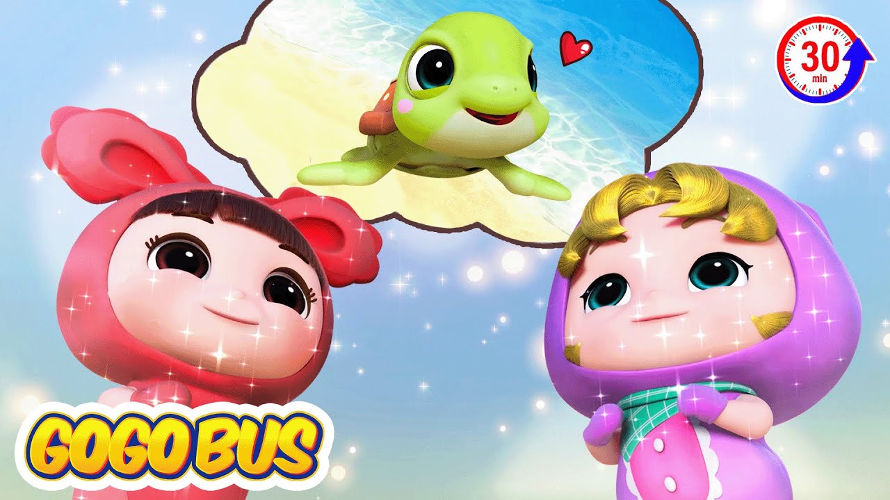 🐢 Giải Cứu Bé Rùa Đáng Yêu 🚔 Hoạt Hình Cảnh Sát Trưởng GOGO Bus