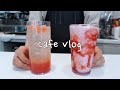 (Sub) 🧊여름엔 시원한 에이드와 스무디 한잔🥤~ | Korean Cafe Vlog, 카페 브이로그