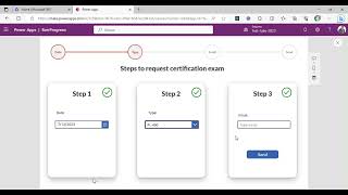Red progress line  - Component Power Apps