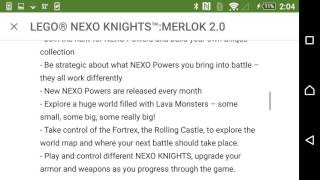 Lego Nexo Knights Merlok 2.0 New Update!! iOS and Android Devices screenshot 5