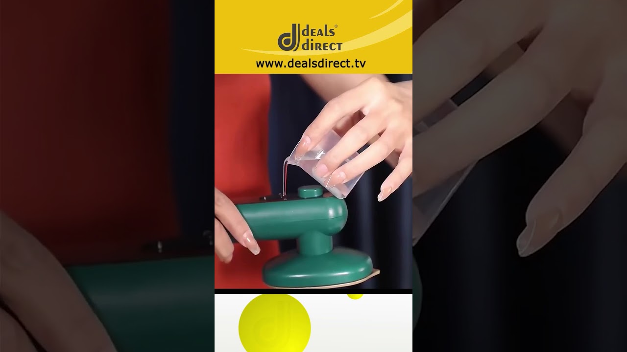 Ironing On-the-Go: Portable Mini Travel Steam Iron | Deals Direct Pakistan