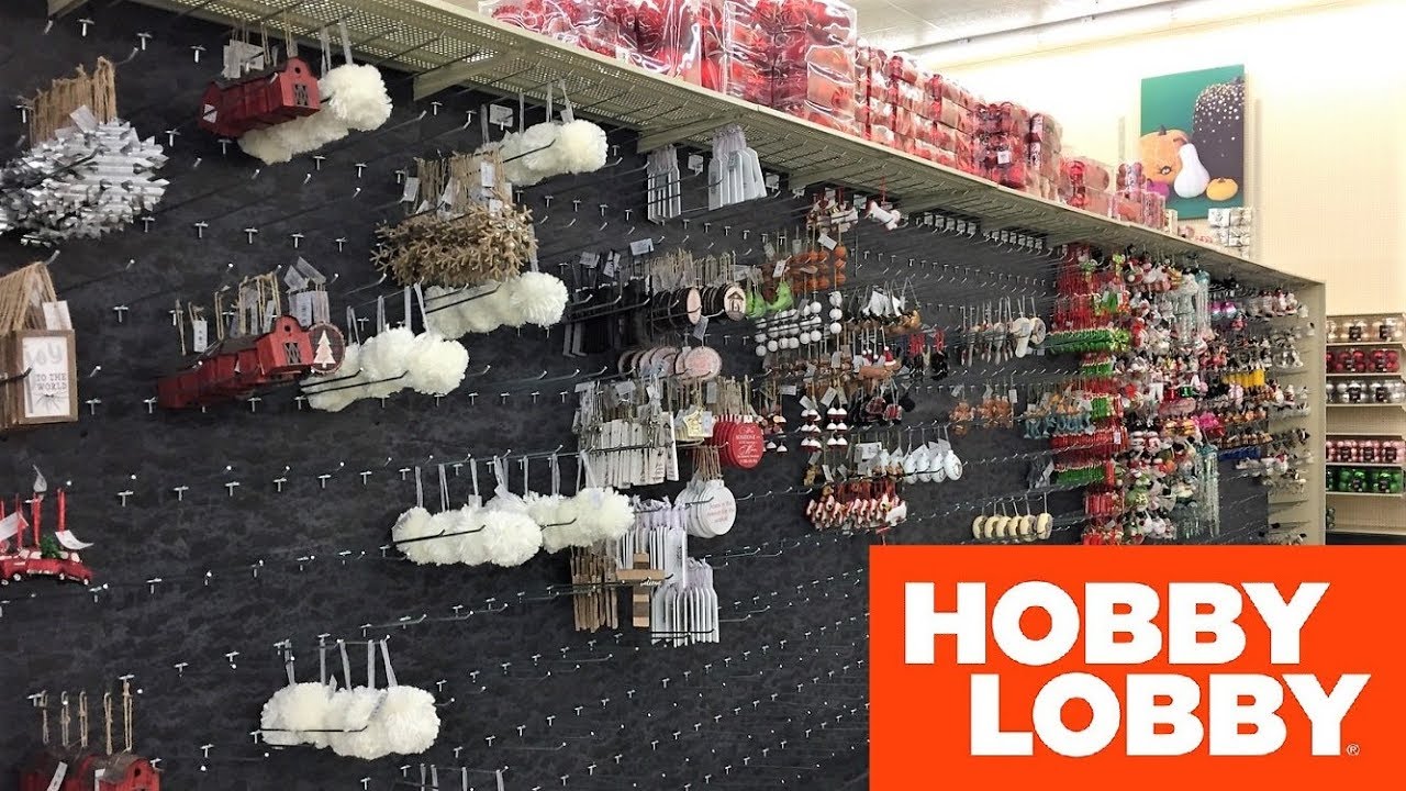 HOBBY LOBBY CHRISTMAS SNEAK PEAK - ORNAMENTS DECOR SHOP WITH ME