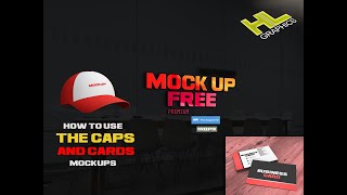 How to use the Caps and Cards Mock ups/ HLGRAPHICS #mockup