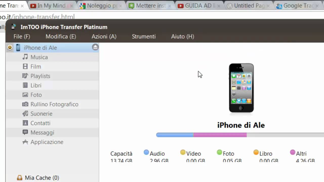 TRASFERIRE MUSICA Iphone Ipad AL PC-Transfer Music Iphone to pc FREE