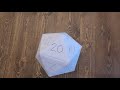 Teen tech club 52020  paper icosahedron 20sided dice