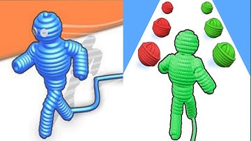 Rope Man Run All Levels Walkthrough Mobile Gameplay iOS, Android Video Relaxing Game Update CUV94L