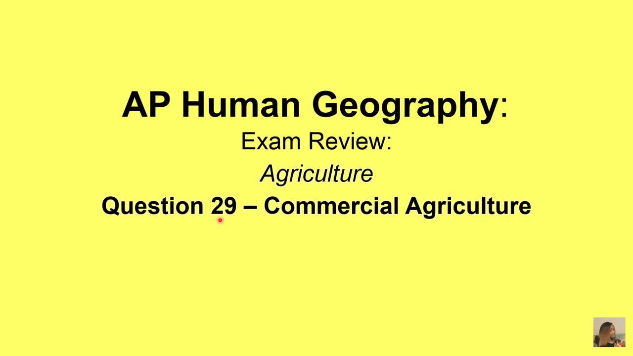 ap human geography essay questions agriculture