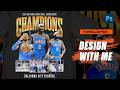 How to Design a Vintage NBA T-Shirt in Photoshop 2026 | Vintage T-Shirt Design Tool Kit