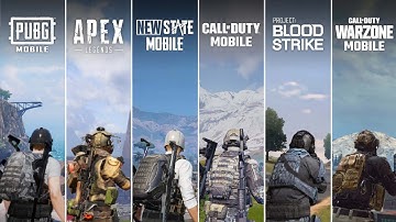 Warzone Mobile VS Project Bloodstrike VS CODM VS New State Mobile VS Apex Legends Mobile VS PUBGM
