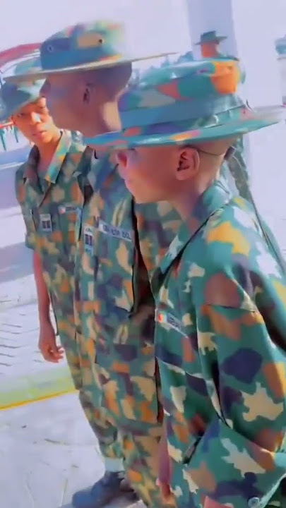 nigerian military school students on uniform #nigeria