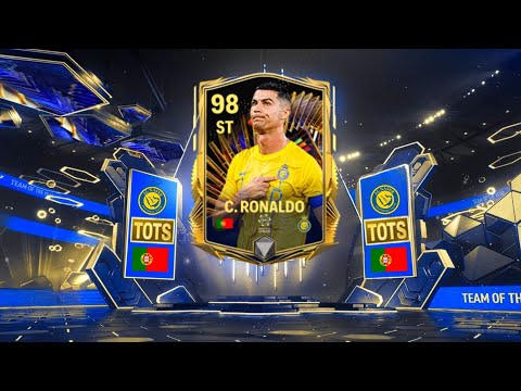 TOTS 98 OVR RONALDO HUNT!! NEW TOTS BUNDESLIGA PACK OPENING FC MOBILE 24!!