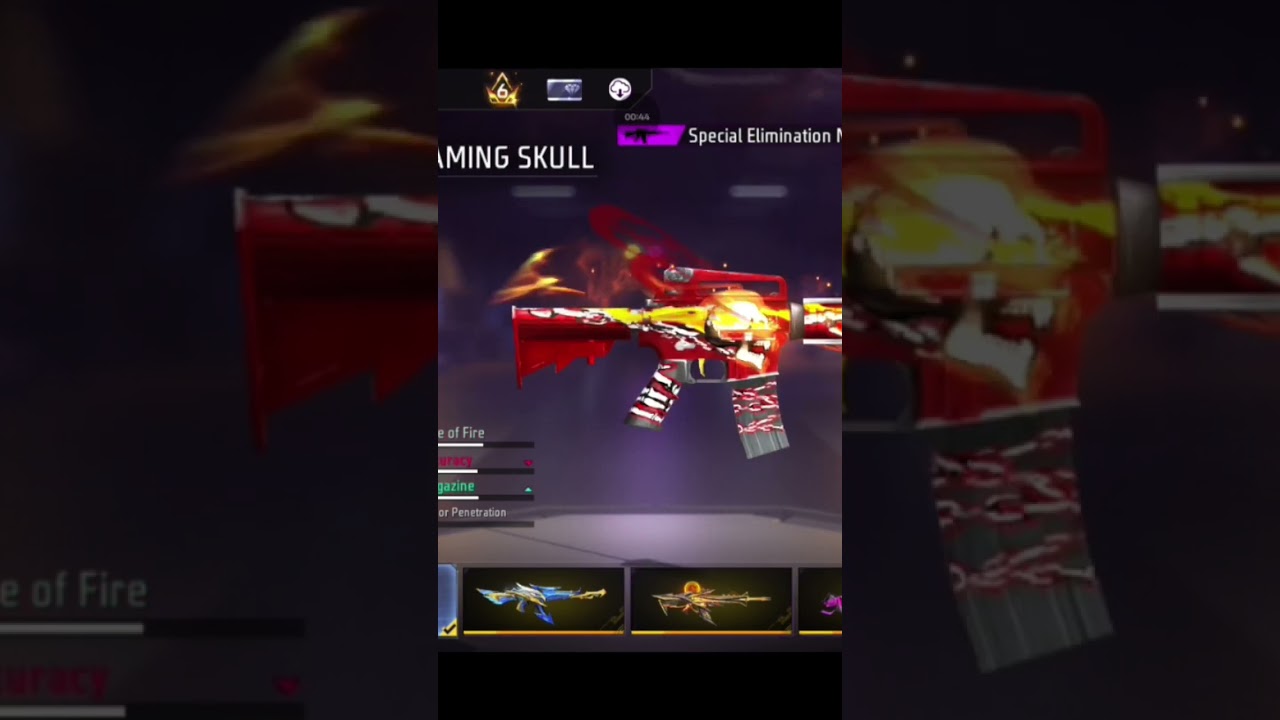 🔥 My Legendary Gun Collection in Free Fire 