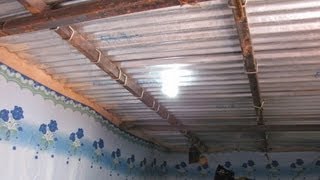 Solar bottle skylight in Niger, Africa