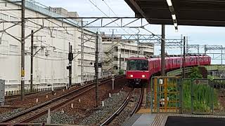 名鉄6809F+6008F 普通金山行き 神宮前駅到着