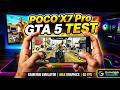 Poco X7 Pro - GTA 5 Test in Gamehub Emulator🔥- Insane Performance ☠️