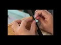 Making a Luxury Leather Belt - Plate Buckle with Stud [4K ASMR