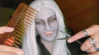 ASMR Roleplay 🦁 Vampire cuts your hair