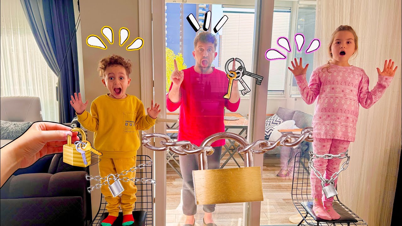 KUZEY ELİF KİLİTLİ KALDI !! ŞİFRELERİ NASIL ÇÖZECEZ !!