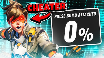 This Cheater Had The Worst Pulse Bombs Imaginable | Overwatch 2 Spectating Cheaters