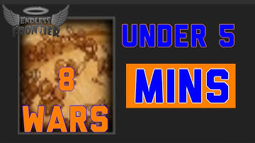 Quickest Guild War Method - Endless Frontier