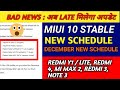 Miui 10.1.1.0 New update December schedule | Redmi Y1/lite, mi max 2 miui 10 update