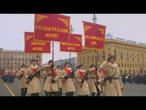 Видео: Russian Army Stalingrad Victory Parade 2023