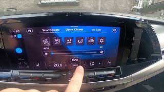 Volkswagen Multivan T7 – Cómo acceder y gestionar el menú de control de clima