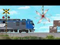 【踏切 Fumikiri】美しい踏切風景 #13 ★リサイクル★ | JR西特急 | 交通 | 旅行 / Train & Railroad Crossing - RECYCLE -