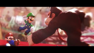 Luigi saves Mario from Donkey Kong - Funny Animation