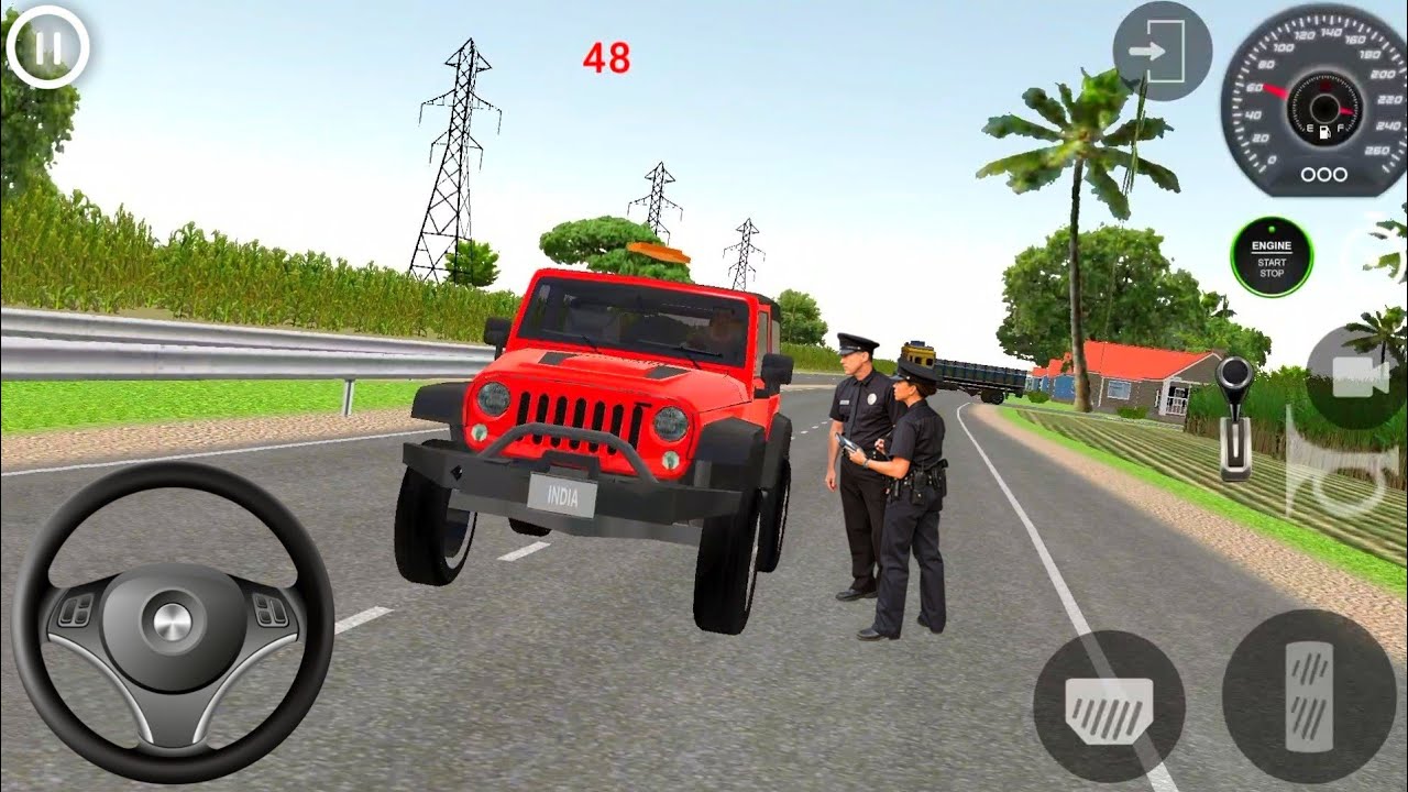 Indian Car Simulator 3D 🚗💥 Gameplay 13 Mahindra Thar Flash
