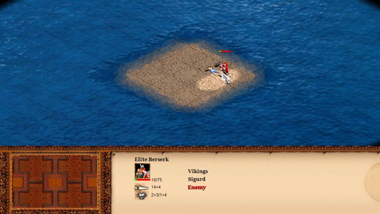 Elite Woad Raider vs Elite Berserk (AOE2HD) - YouTube