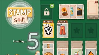 Stamp Solitaire: Card Matching Level 5 - Brainy Card Moves Ahead #stampsolitaire #stamp #cardmatch 