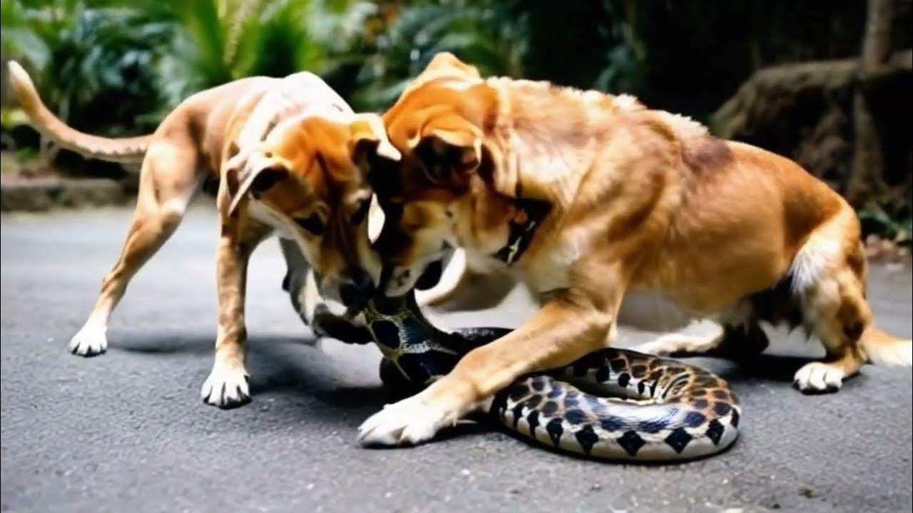 Shepherd Dogs vs Python: Python Near Death#ai#GPT#sora#openai#story# ...