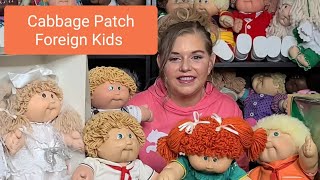 Rare Cabbage Patch Kids, Foreign dolls