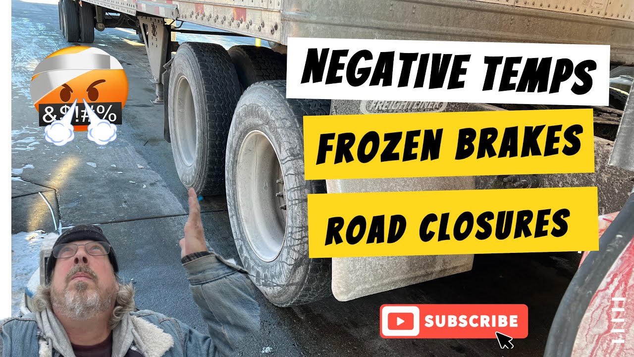 How to Deal with Frozen Brakes people negative temperatures YouTube